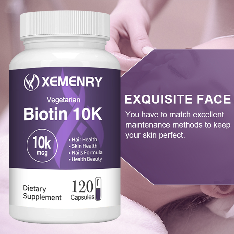 Hair Care Capsule - Biotin 10,000mcg - with Coconut Oil