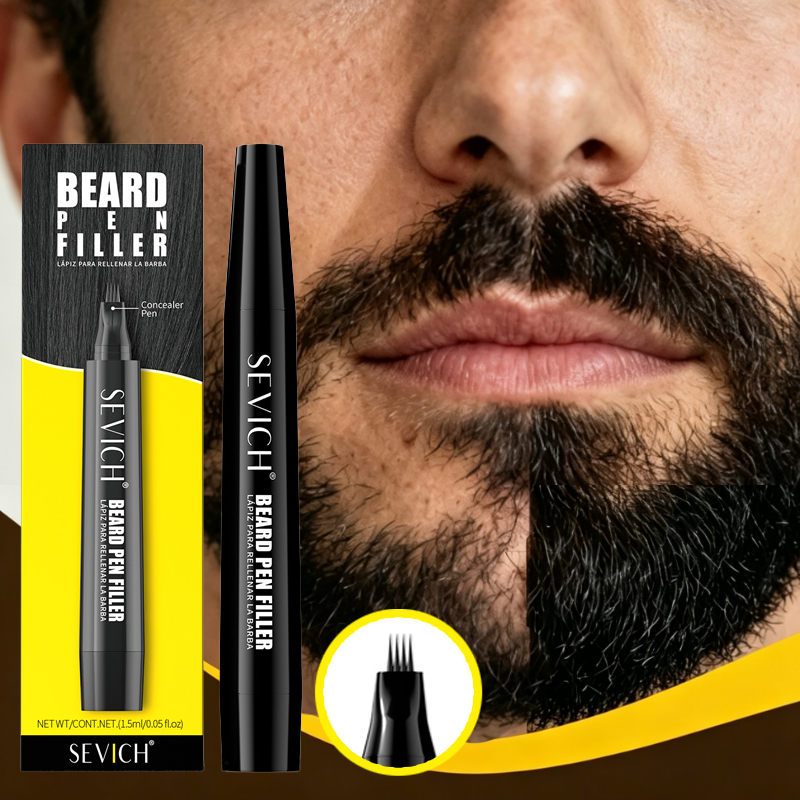 Hair Care Capsule - Black Beard Filler Pen for Men