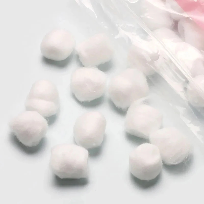 100PCS Nail Art Cotton Balls N - Hair Care Gel 评论和价格