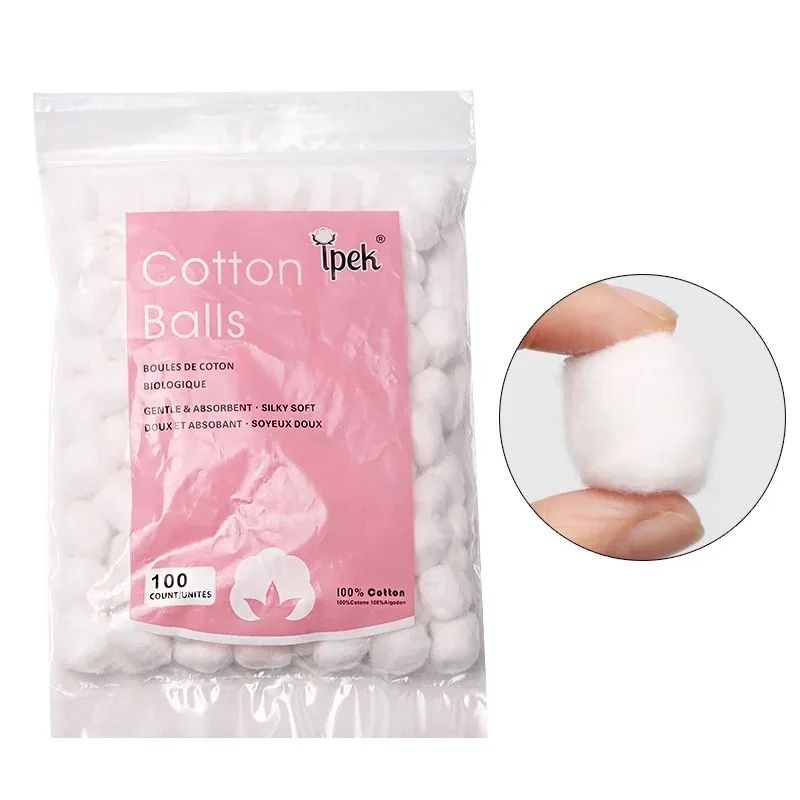 100PCS Nail Art Cotton Balls N - Hair Care Gel 评论和价格