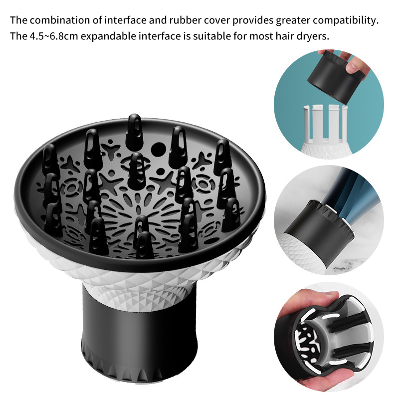 Universal Hair Dryer Diffuser  - Hair Care Wavy Hair 评论和价格