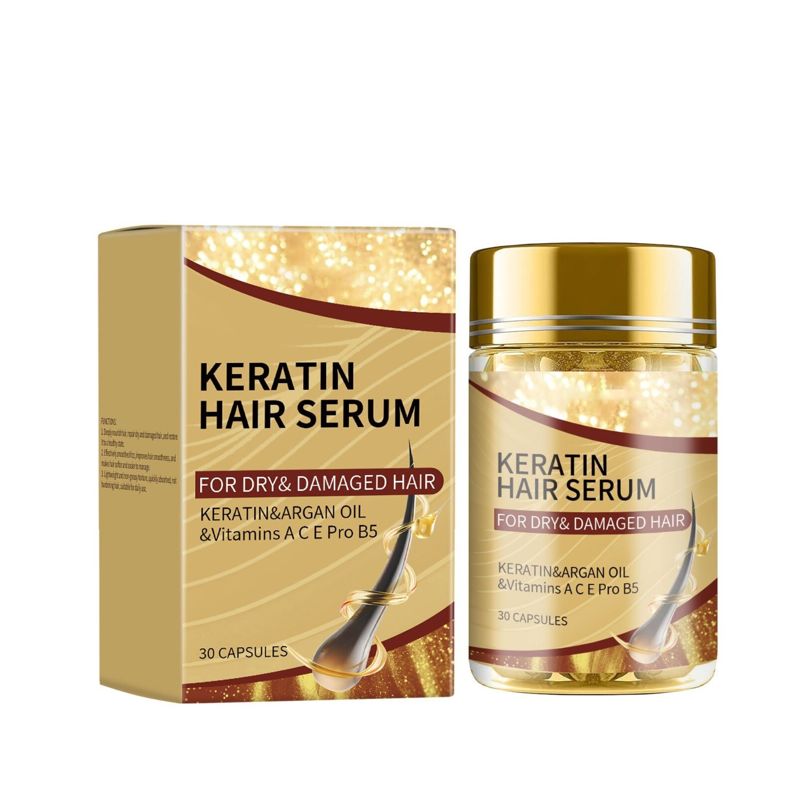 Argan Oil Smooth Hair Care Cap - Hair Care Capsule 评论和价格