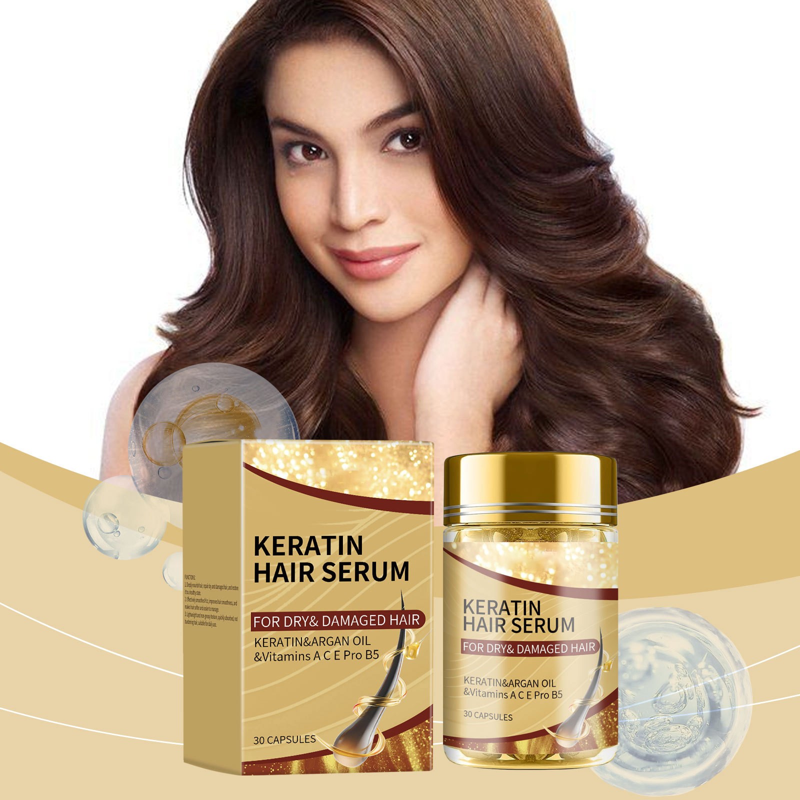 Argan Oil Smooth Hair Care Cap - Hair Care Capsule 评论和价格
