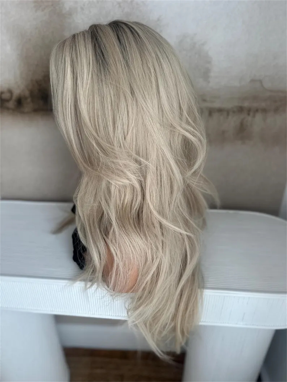 Blonde Layered Wavy Lace Front - Hair Care Wavy Hair 评论和价格