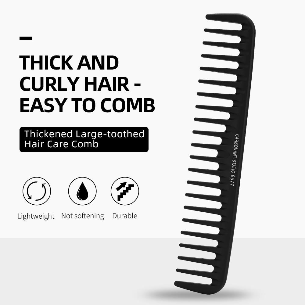 Wide Tooth Curl  Comb Detangli - Hair Care Wavy Hair 评论和价格