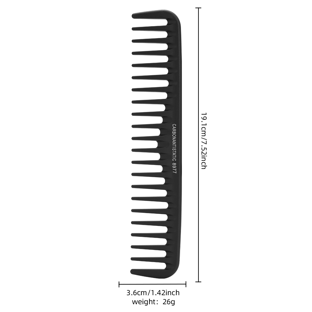 Wide Tooth Curl  Comb Detangli - Hair Care Wavy Hair 评论和价格