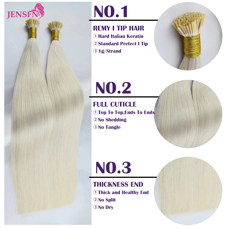 JENSFN I Tip Hair Extensions 1 - Hair Care Capsule 评论和价格