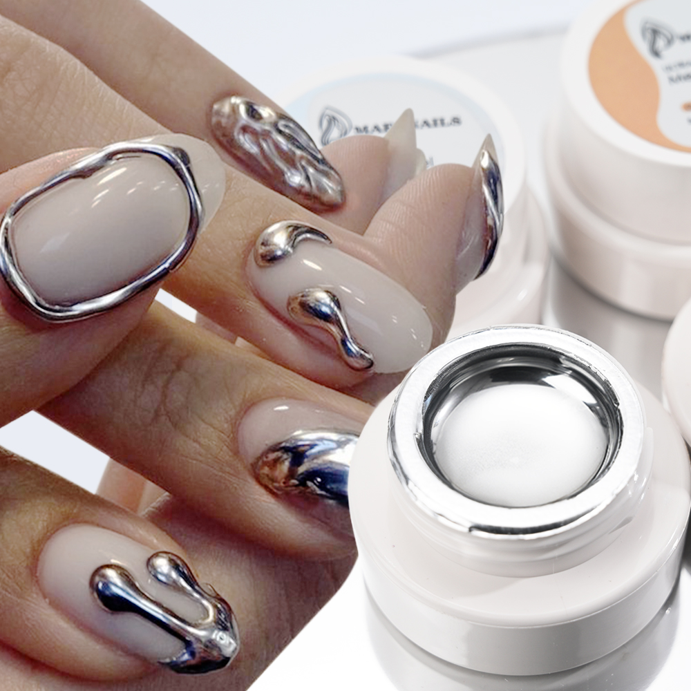 5ml Silver Gold Metallic Gel N - Hair Care Gel 评论和价格