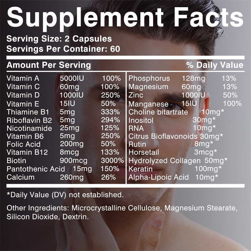 Hair Growth Men Supplement - B - Hair Care Capsule 评论和价格