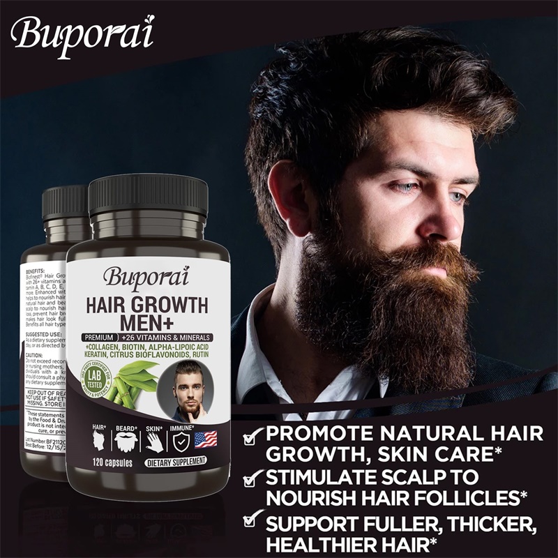 Hair Growth Men Supplement - B - Hair Care Capsule 评论和价格