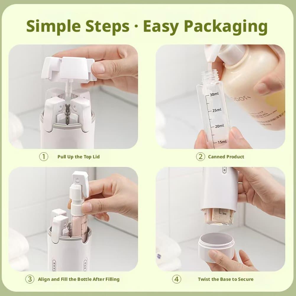 4pcs 30ml 4-in-1 Rotating Trav - Dry Shampoo Travel 评论和价格