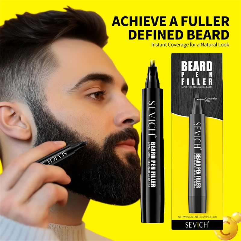 Black Beard Filler Pen for Men - Hair Care Capsule 评论和价格