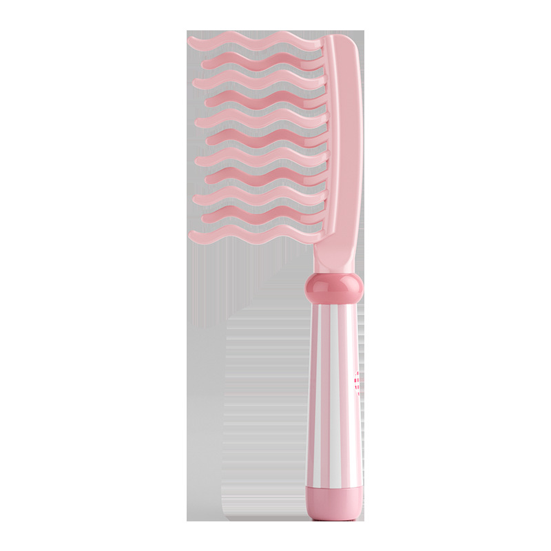 Double Row Wavy Tooth Hair Sty - Hair Care Wavy Hair 评论和价格