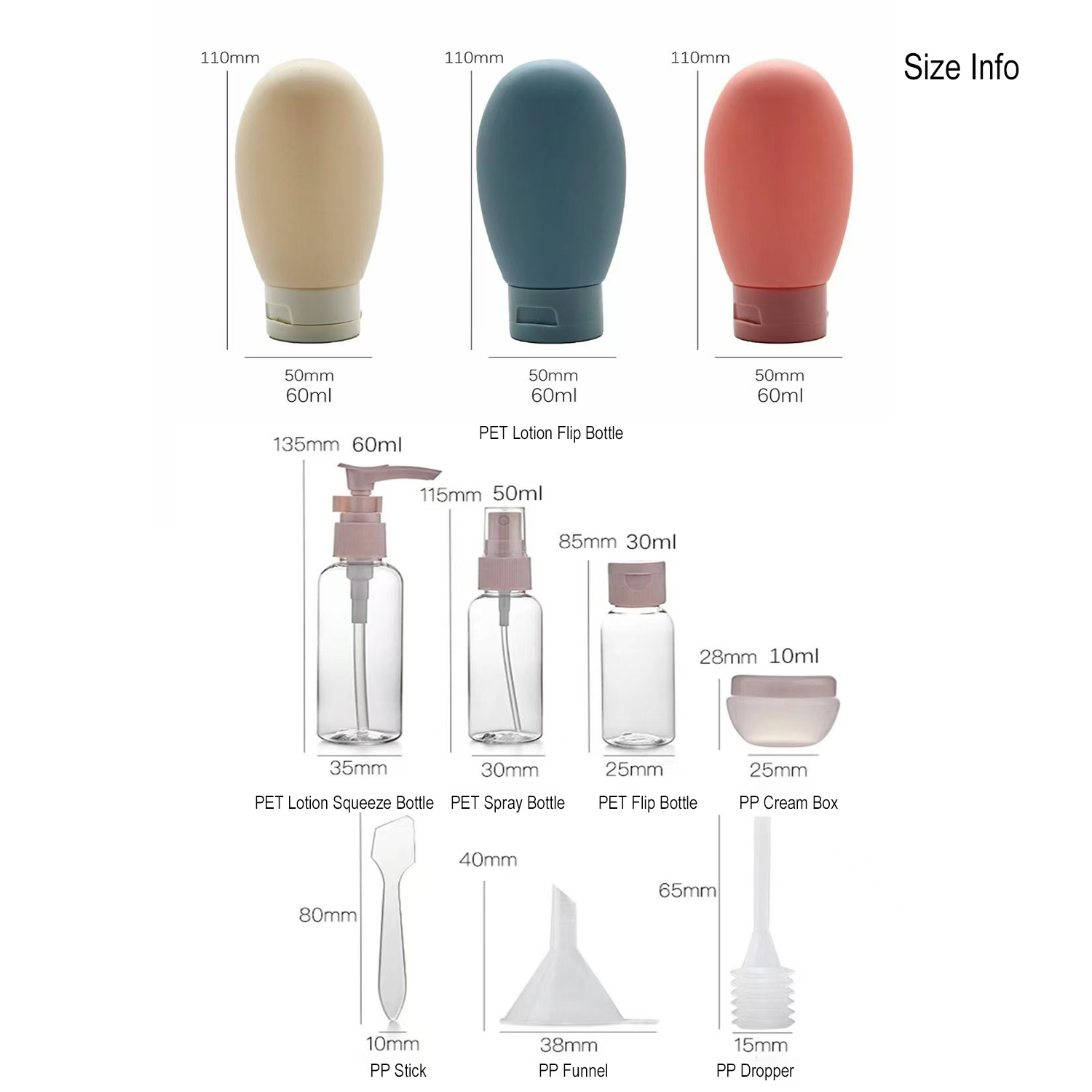 11 Pack Leak Proof Travel Bott - Dry Shampoo Travel 评论和价格