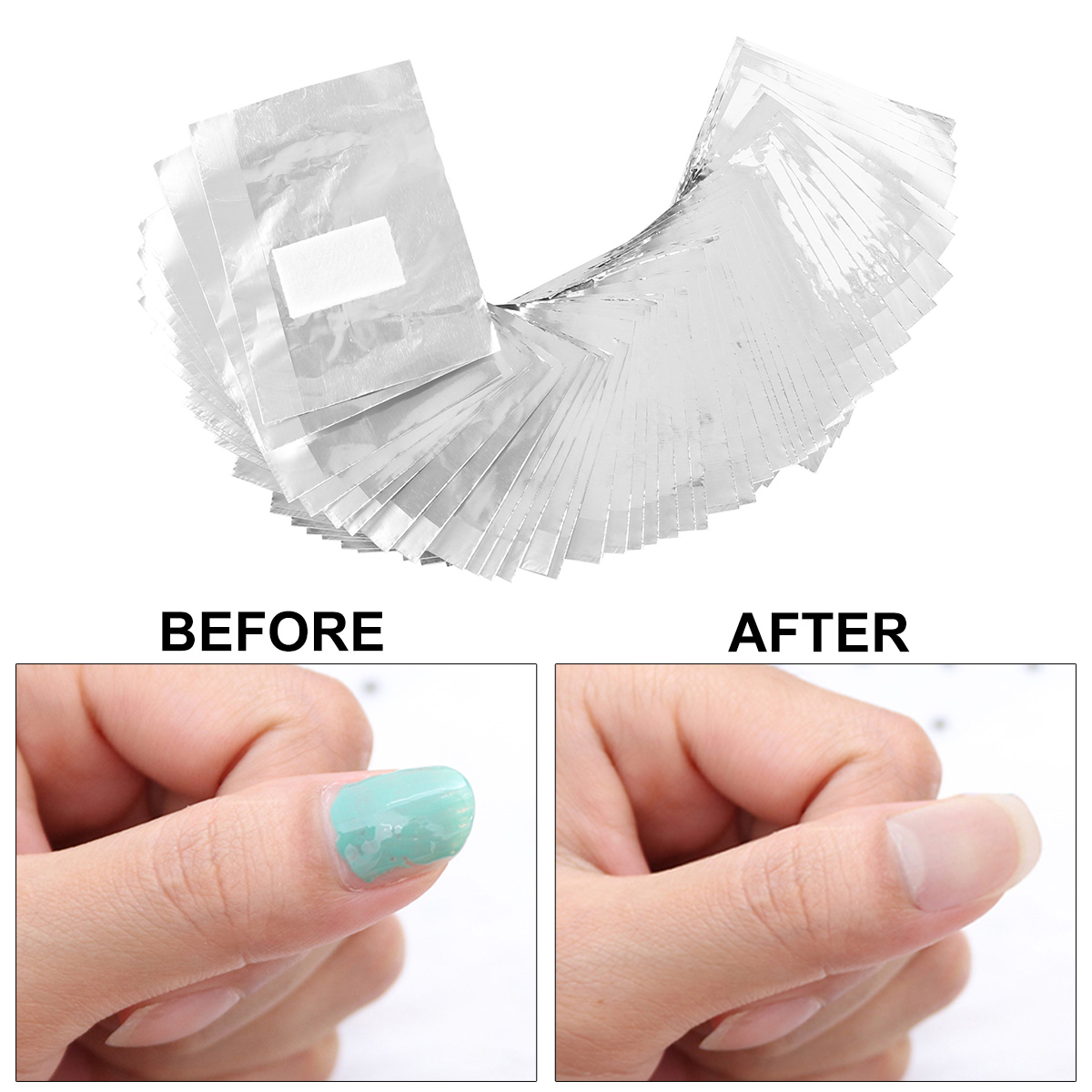 500/1000Pcs Aluminium Foil Gel - Hair Care Gel 评论和价格