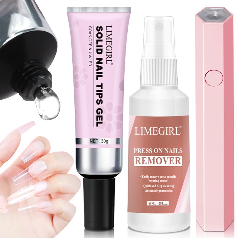 30g Soft Transparent Nail Tips - Hair Care Gel 评论和价格