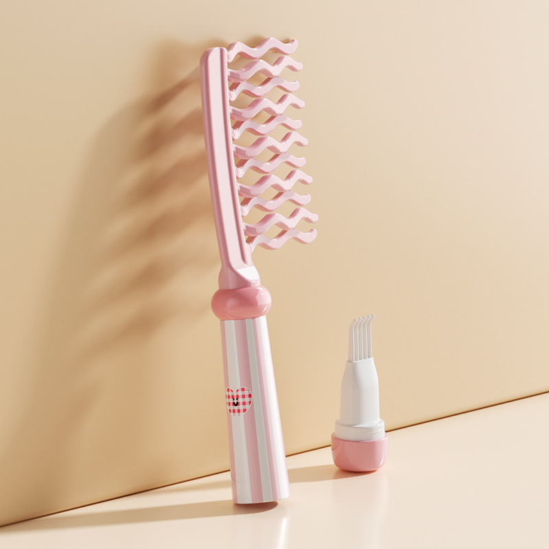 Double Row Wavy Tooth Hair Sty - Hair Care Wavy Hair 评论和价格